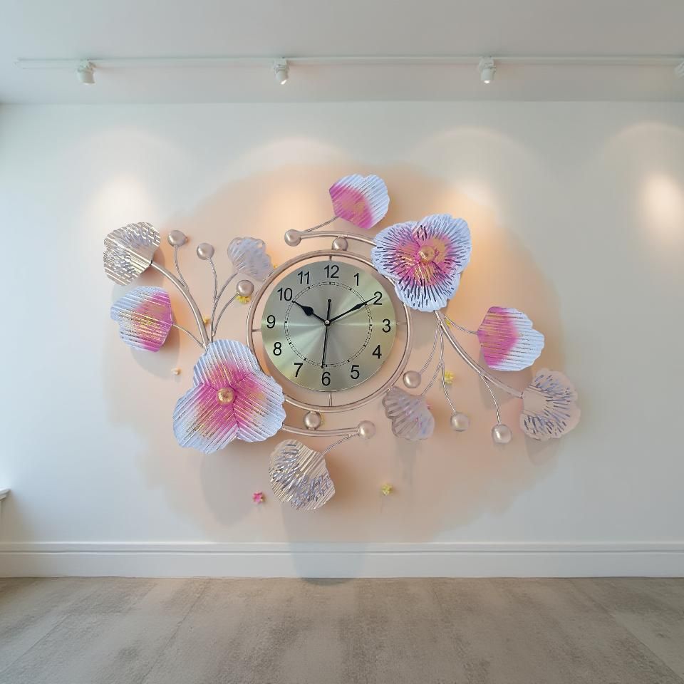 nifsa store Analog 70 cm X 50 cm Wall Clock-picture-10