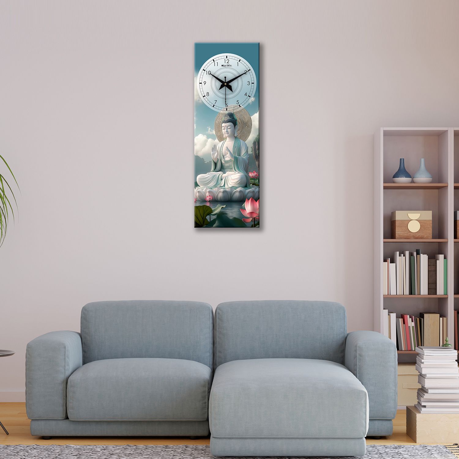 olive tree Analog 60 cm X 20 cm Wall Clock-picture-4