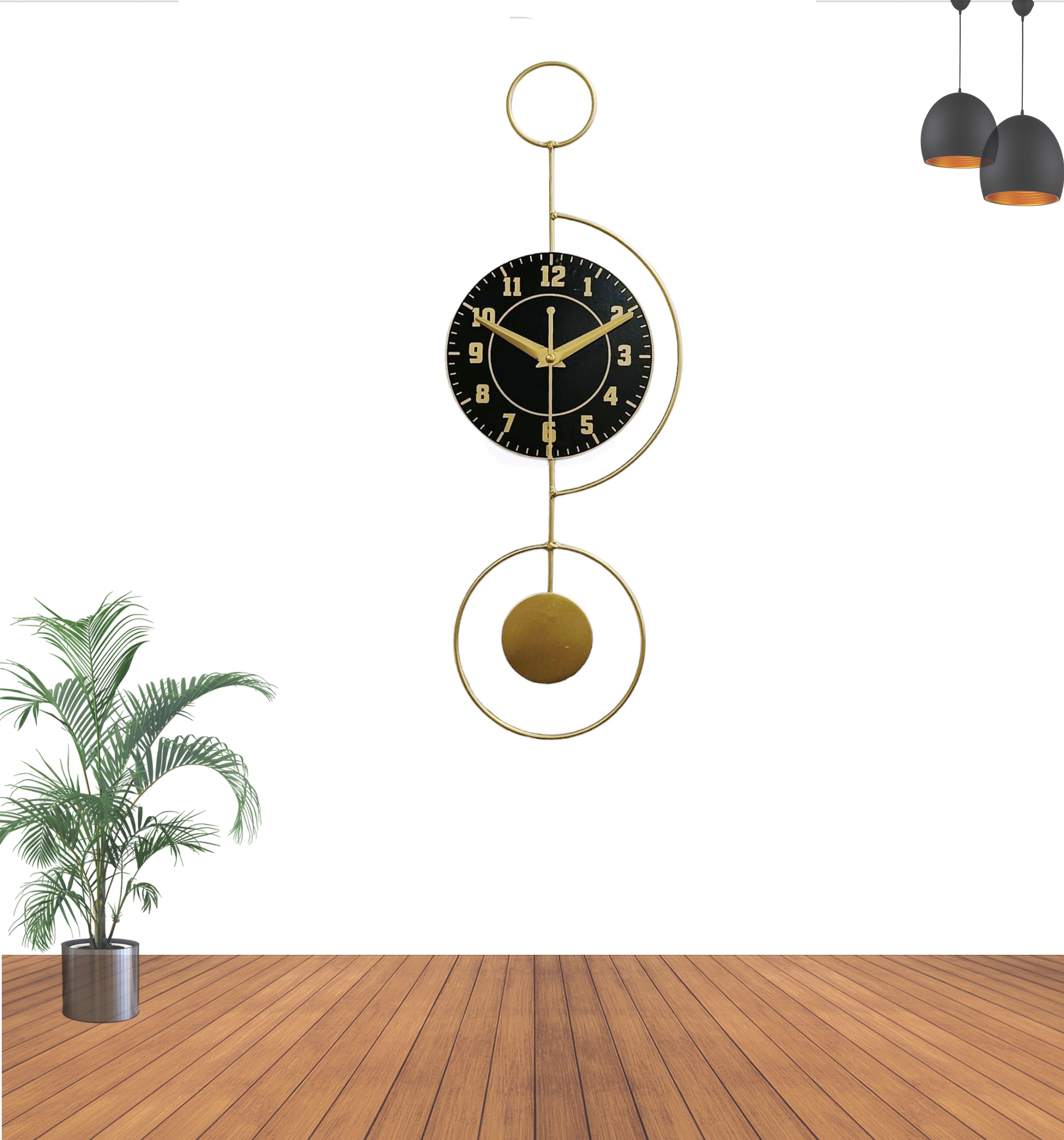 shreeartandcraft Analog 46 cm X 20 cm Wall Clock-picture-10
