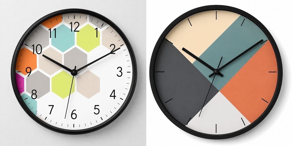 harsh creative villa Analog 25 cm X 25 cm Wall Clock-picture-31
