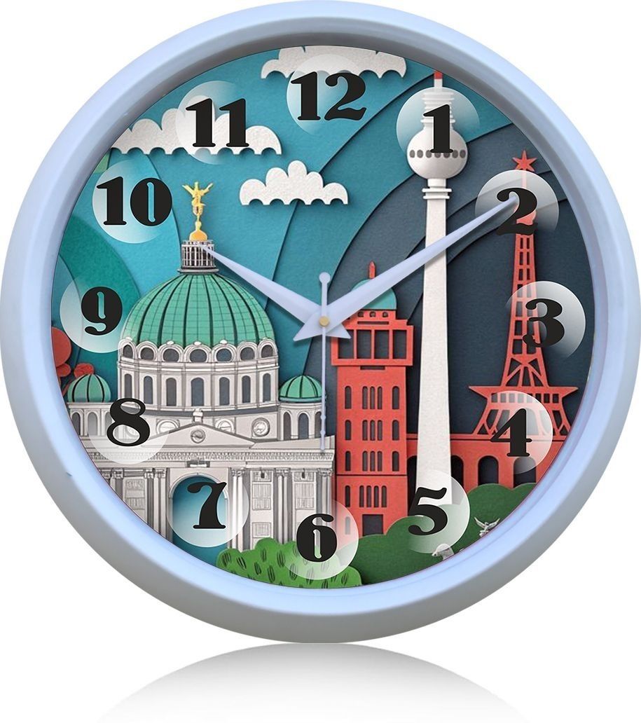 ujjawal enterprise Analog 14 cm X 16 cm Wall Clock-picture-16