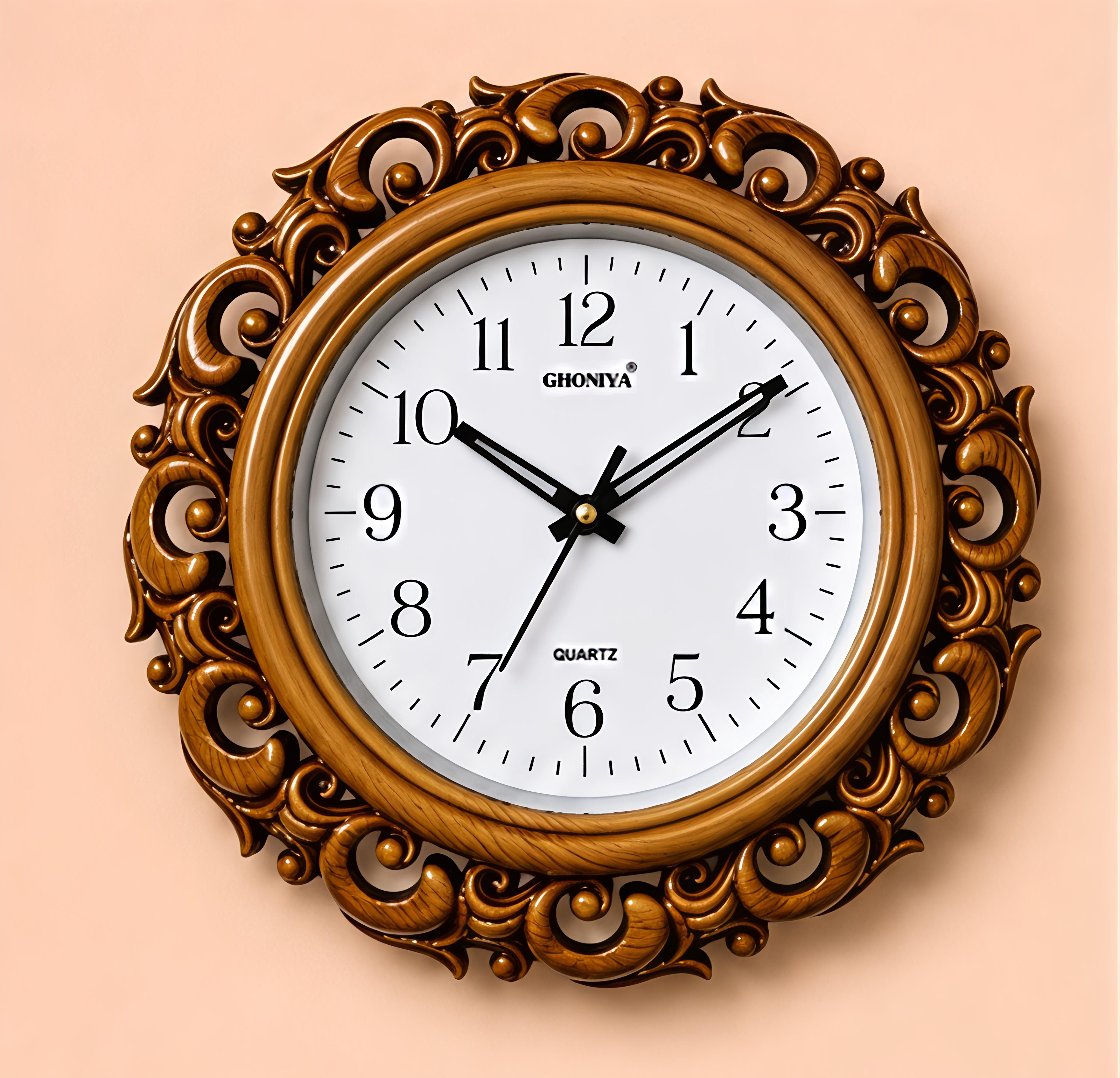 ghoniya enterprise Analog 25 cm X 25 cm Wall Clock-picture-27