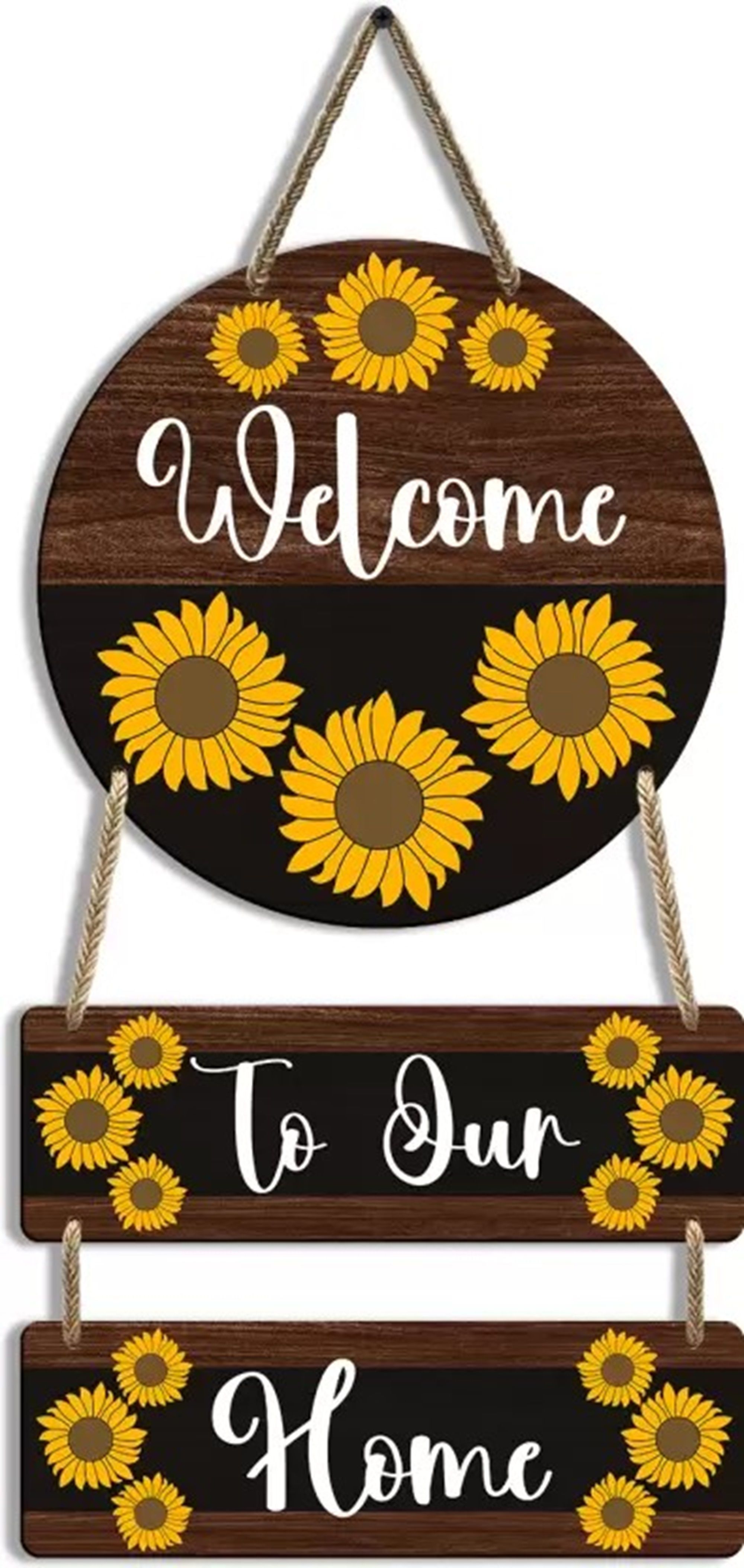shiv collection Wooden welcome To our Home Wooden Wall Hanging For Wall Decoration Name Plate Name Plate-picture-26