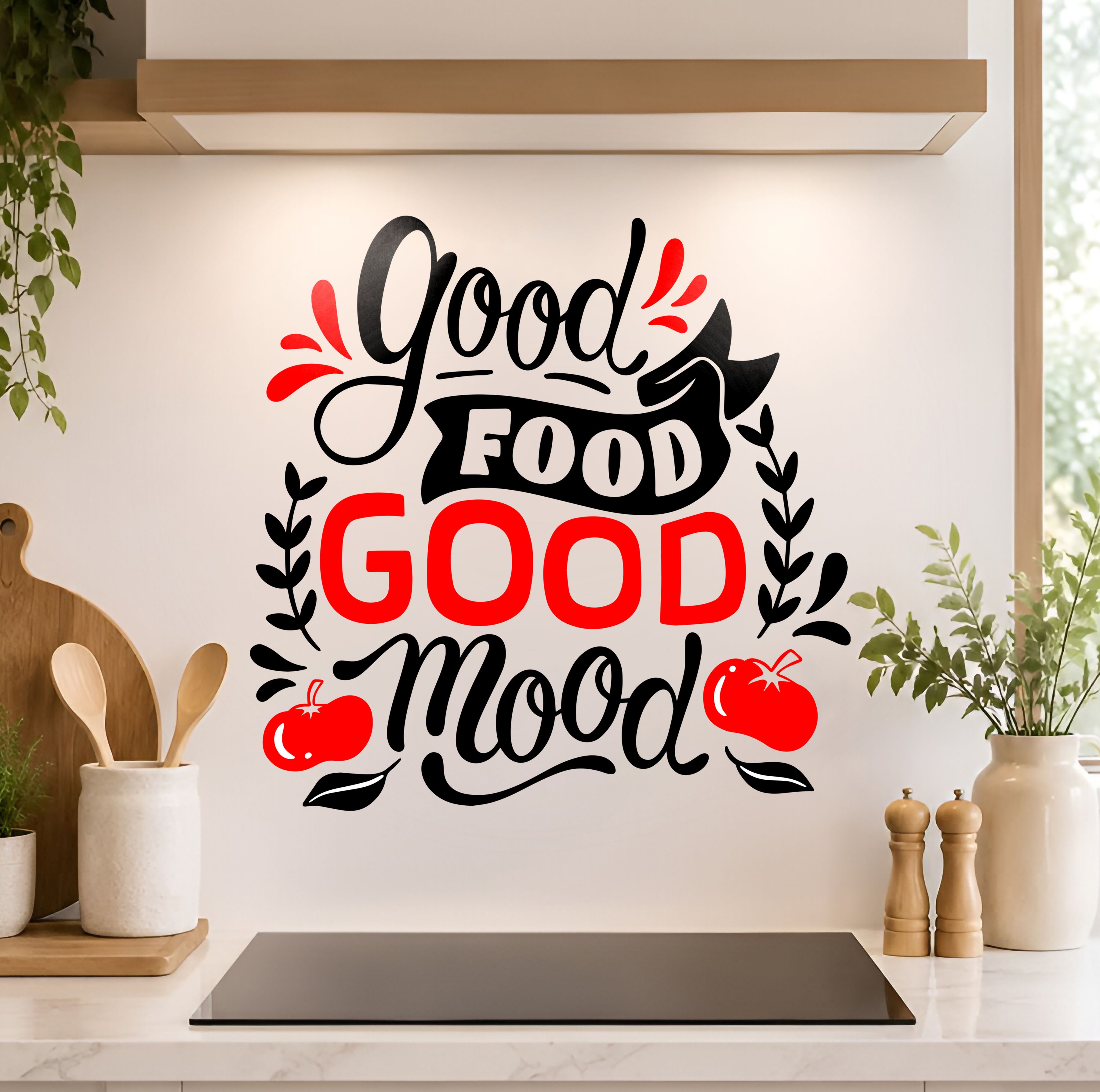 yushra store Modern Kitchen Quote Wall Sticker Self Adesive Wall Sticker-picture-20