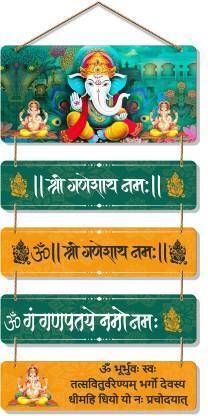 Ganesh ji Mantra Gayatri Mantra Wooden Wall Hanging Decoration-image-21