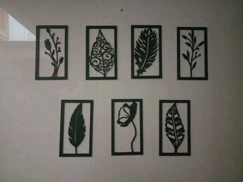 a3 box Wooden Wall Decor Hangings Living Room, Bedroom, Kitchen, Office Pack of 7-picture-21