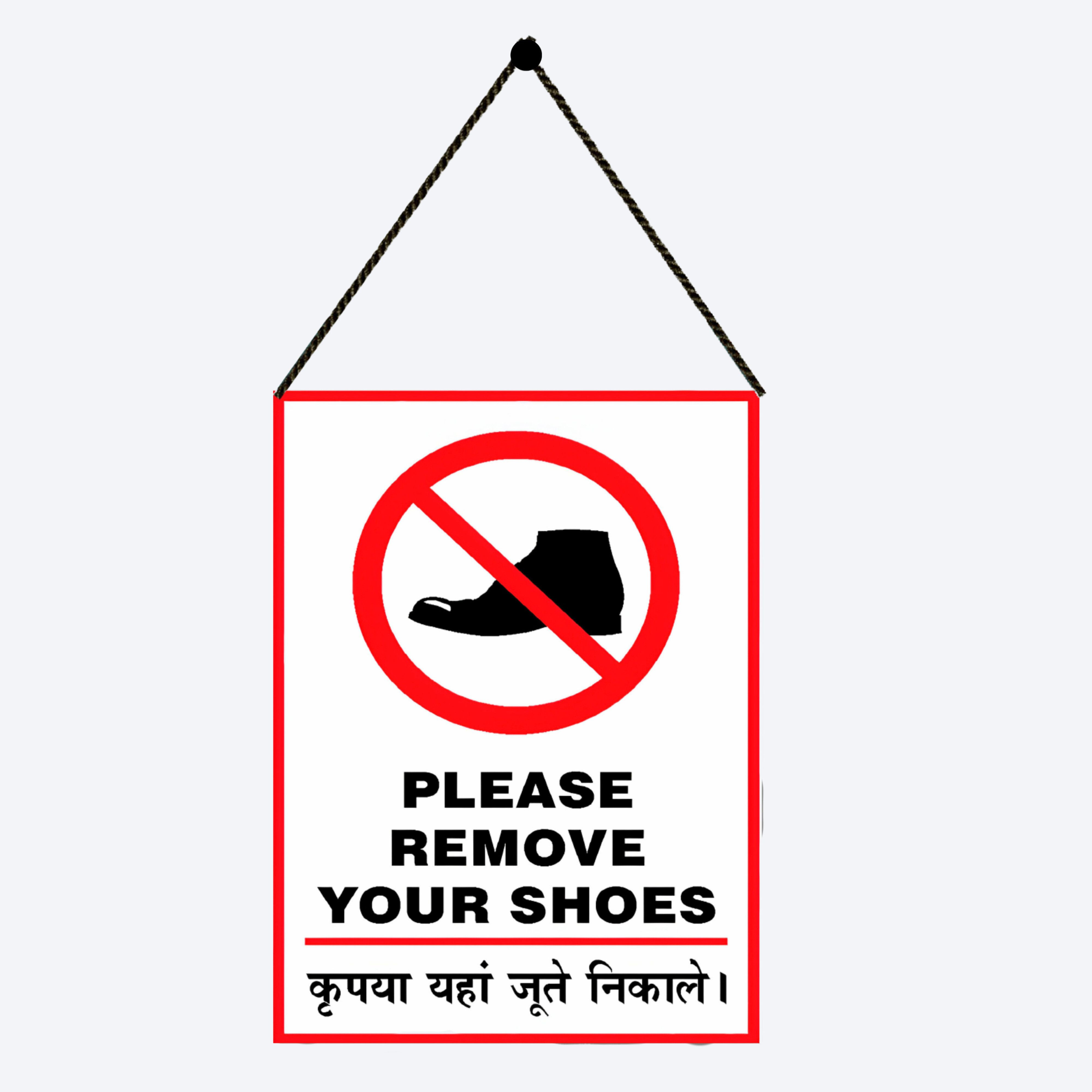 Please Remove Your Shoes Wooden Wall Hanging for Home Door Decor Item, Gift Item-image-31