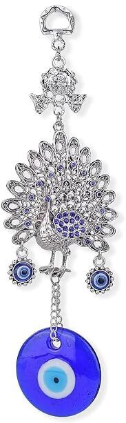 trendyy Metal Peacock Evil Eye Nazar Battu or Home & Office Decoration Iron Dream Catcher-picture-39