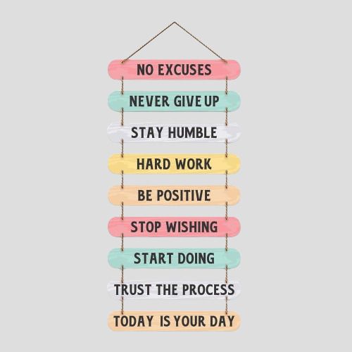 Motivational Quote Printed Mdf Wooden Wall Hanging for Office Decor (WH_9301N-F)-image-23