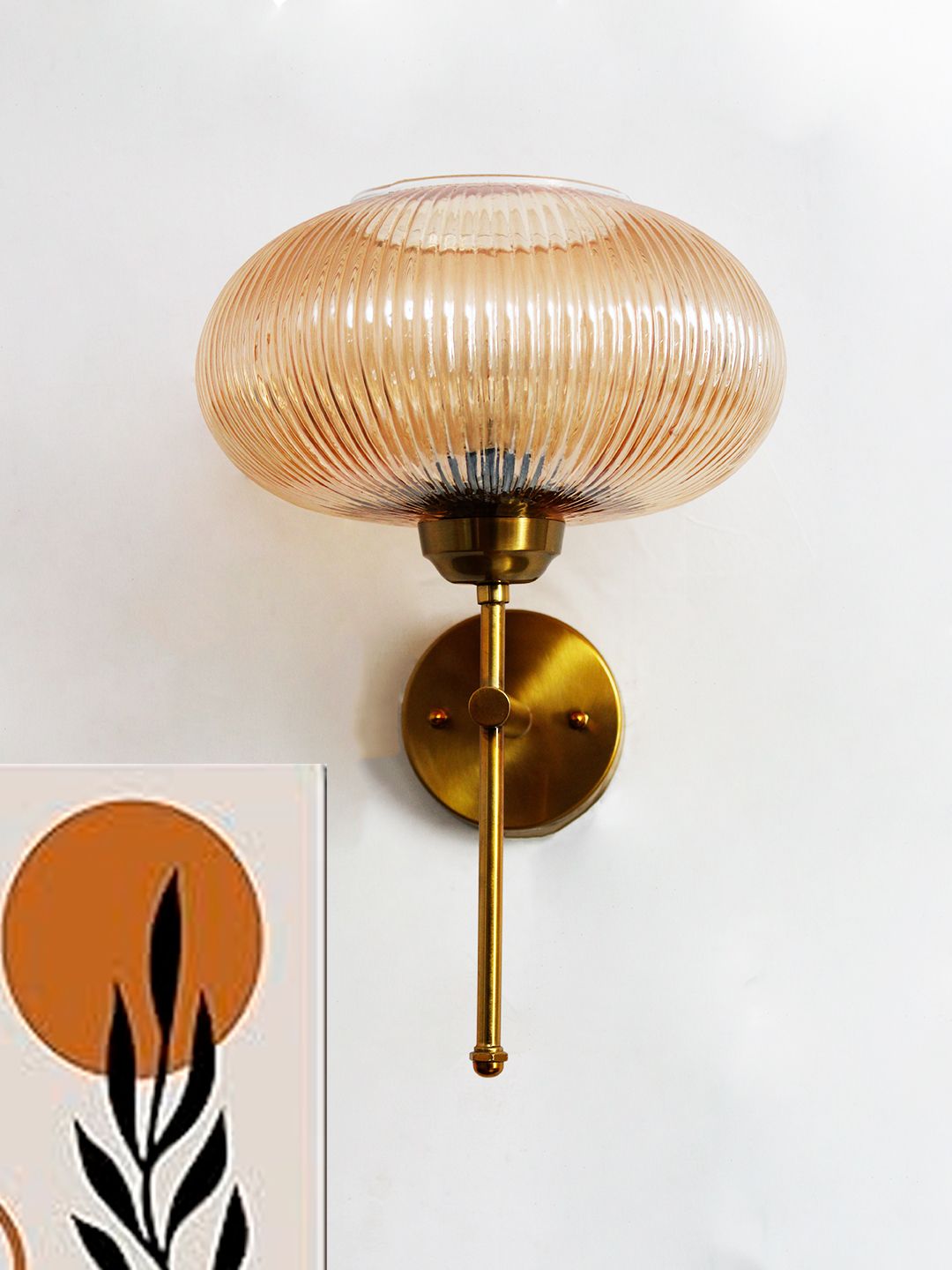 shree kala home decor Wallchiere Wall Lamp Without Bulb-picture-16