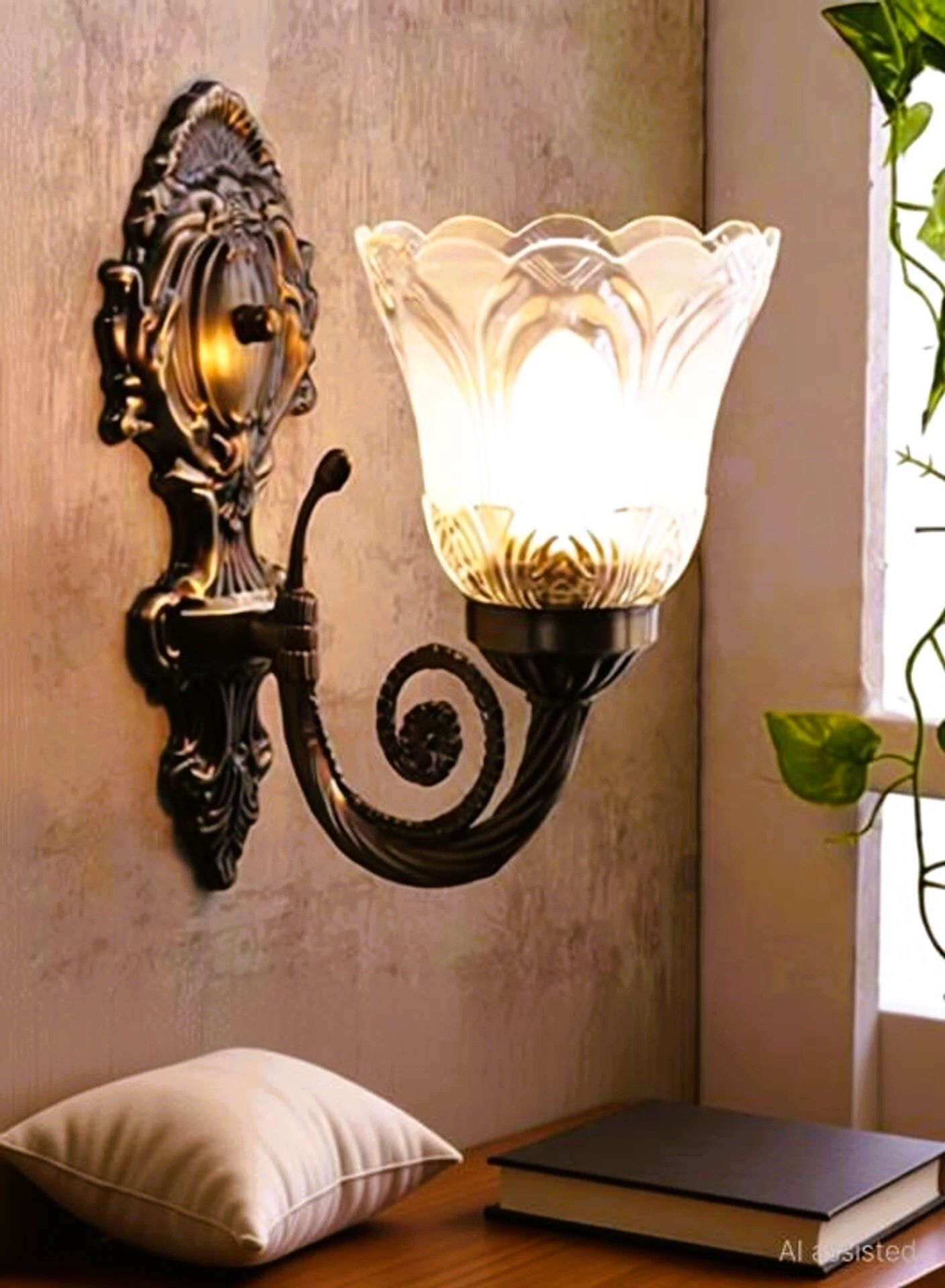 Uplight Wall Lamp Without Bulb-image-11