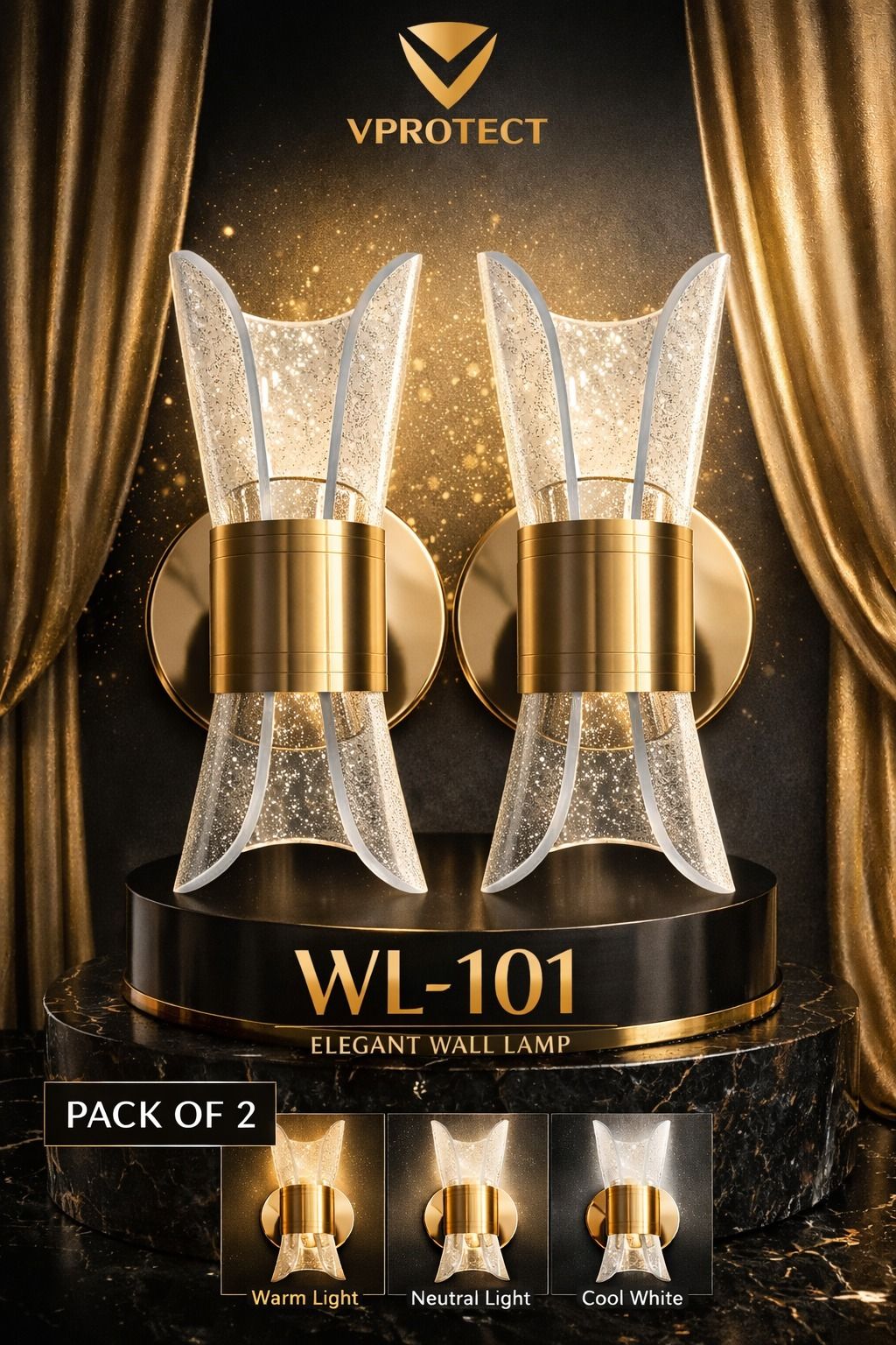 vprotect Wallchiere Wall Lamp With Bulb-picture-36