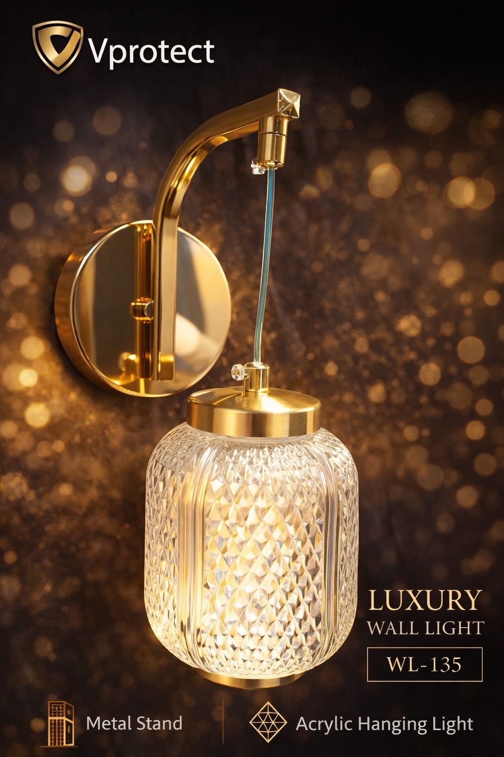 Swing Arm Wall Light Wall Lamp With Bulb-image-46