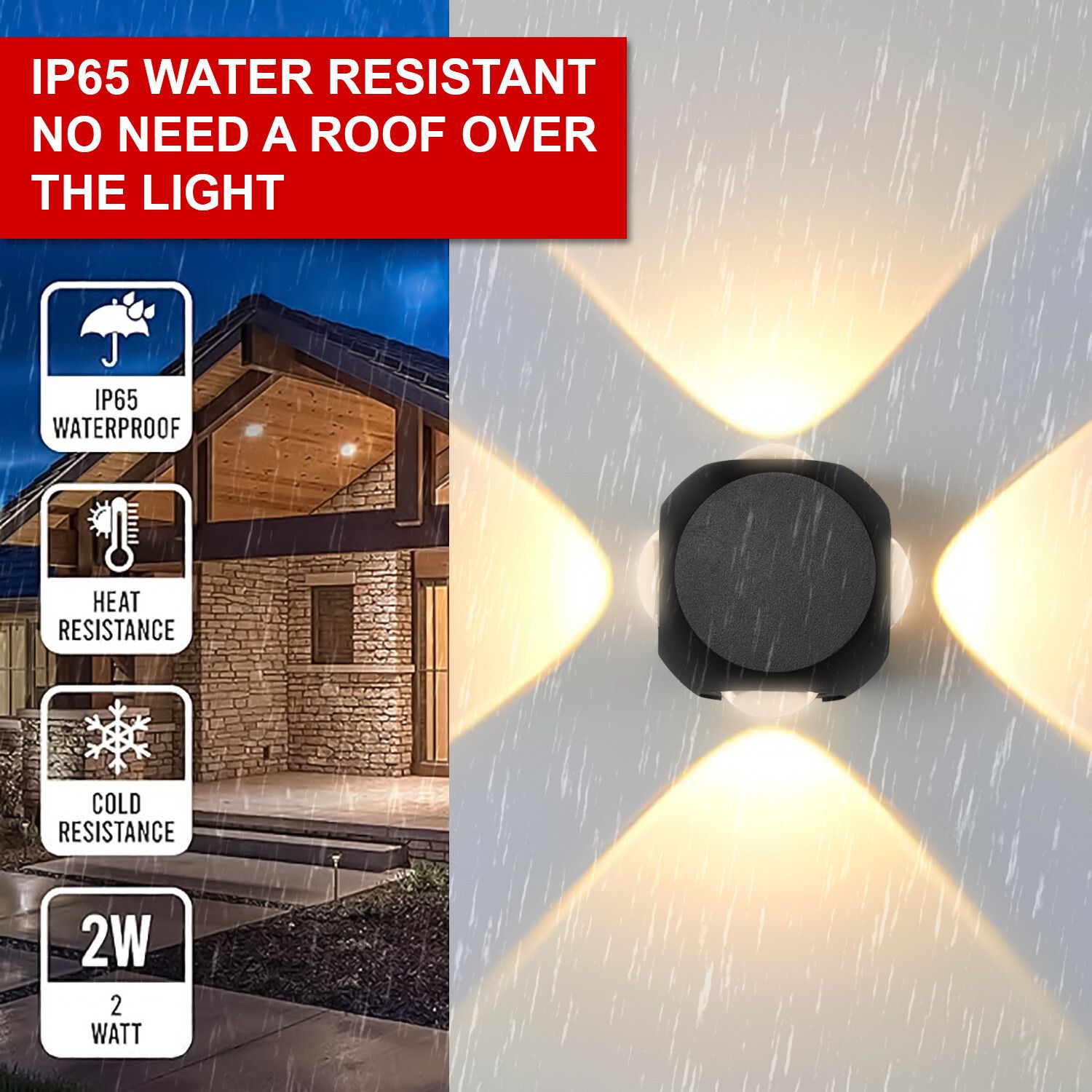 Uplight Wall Lamp With Bulb