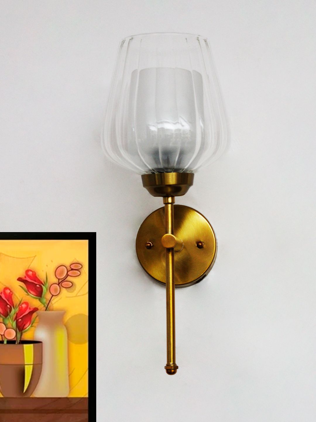 shree kala home decor Wallchiere Wall Lamp Without Bulb-picture-18