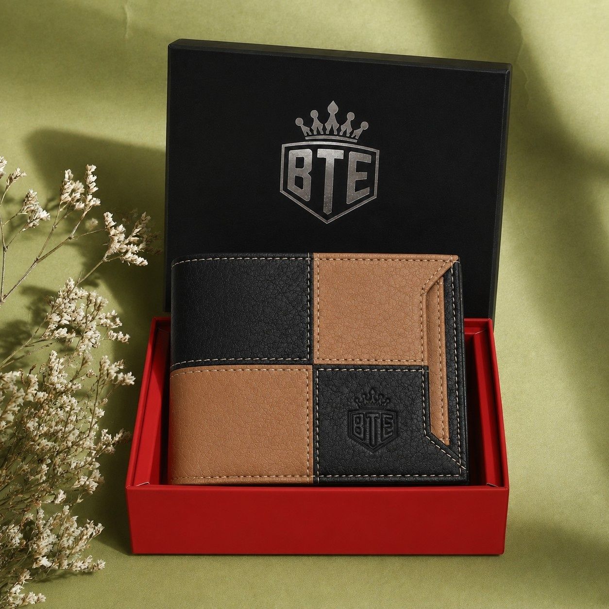 bif Men & Women Casual, Evening/Party, Formal, Trendy Beige, Black Artificial Leather RFID Wallet-picture-15