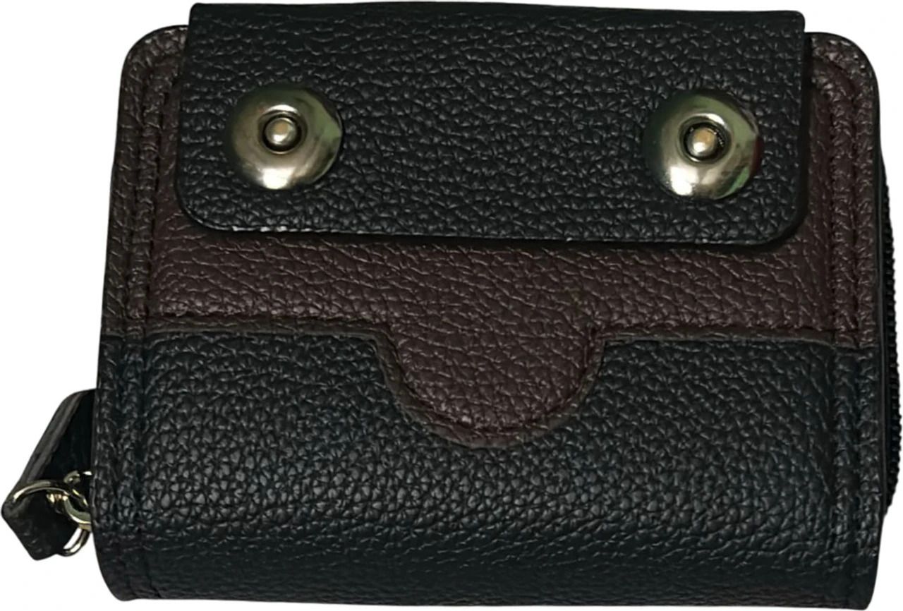 Women Black Artificial Leather Card Holder-image-44
