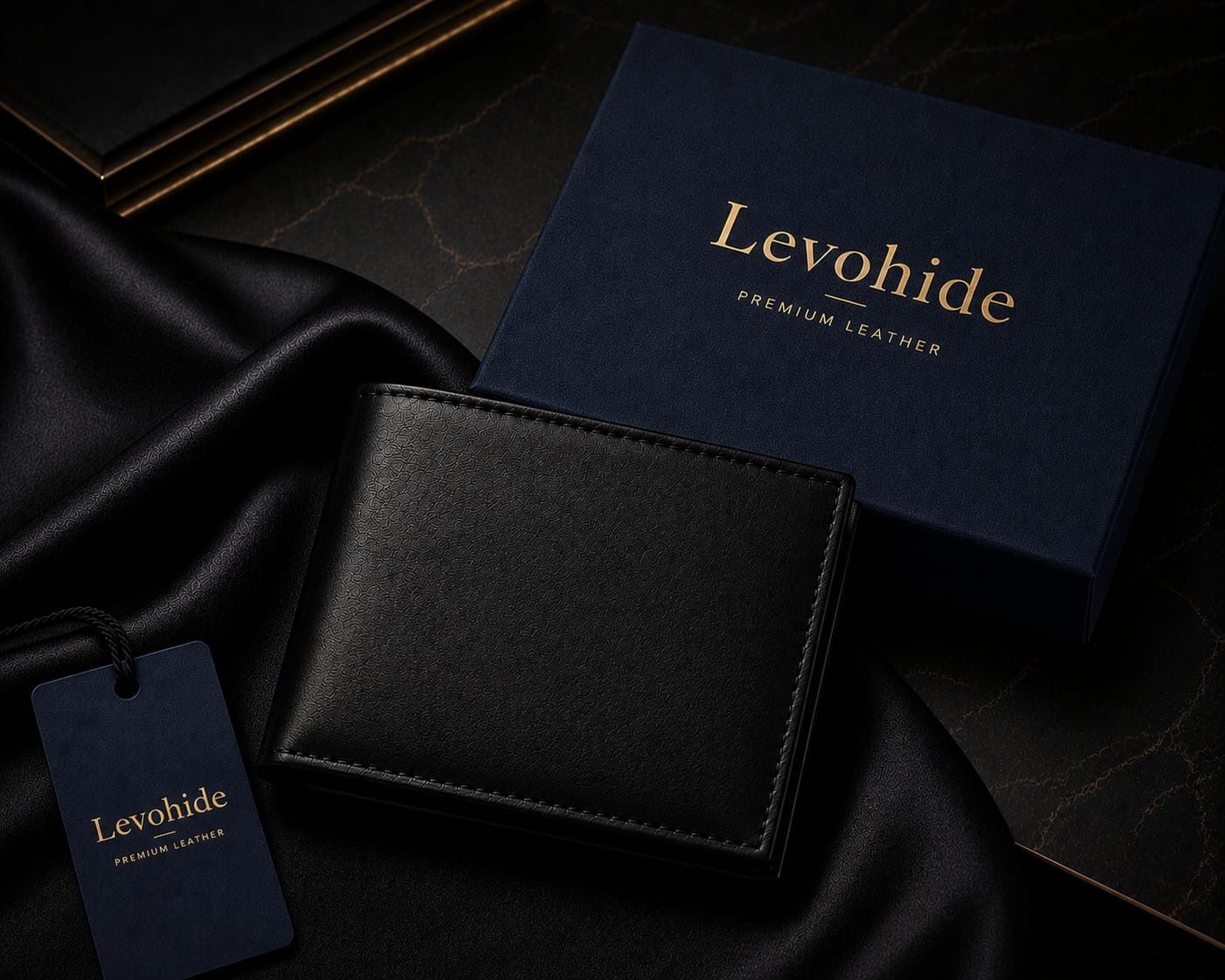 levohide Men Black Genuine Leather Wallet-picture-17