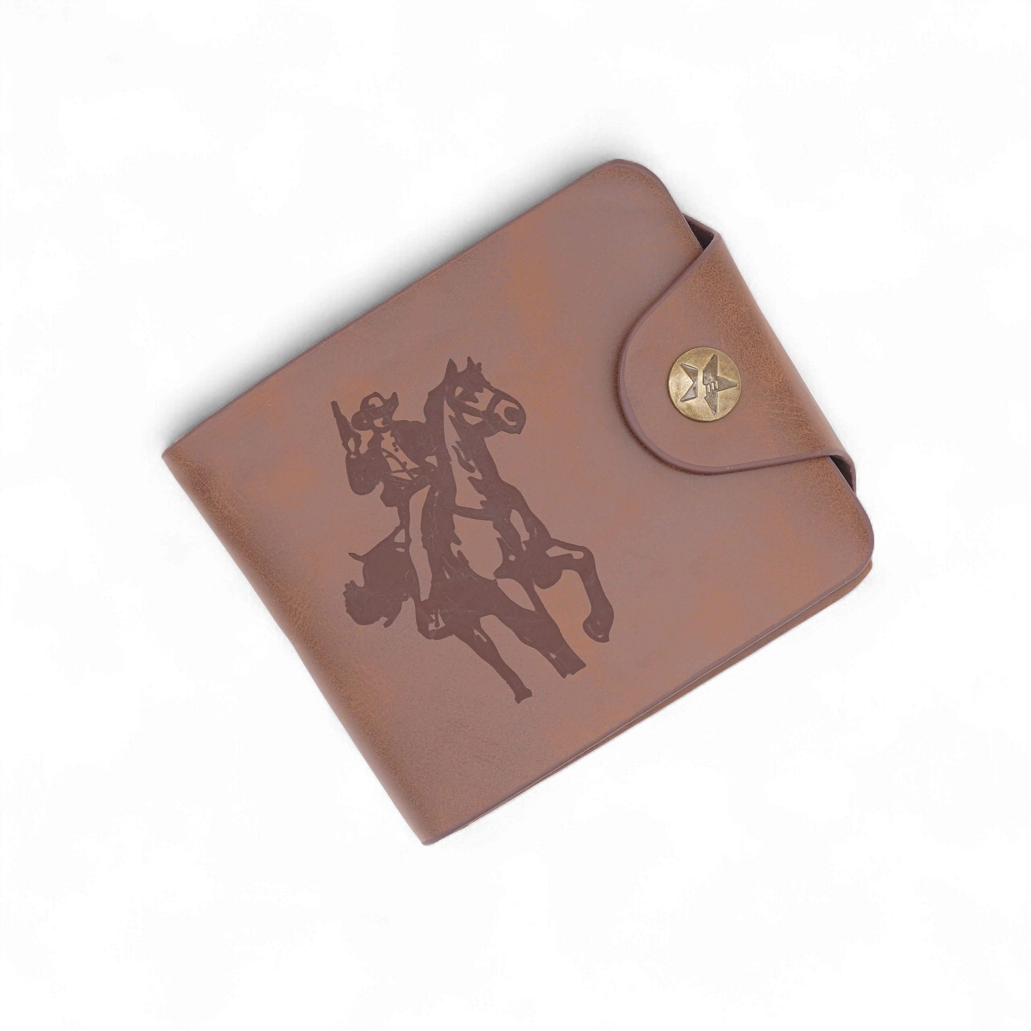 Men & Women Formal, Evening/Party, Travel, Casual, Ethnic, Trendy Brown Artificial Leather RFID Wallet-image-24