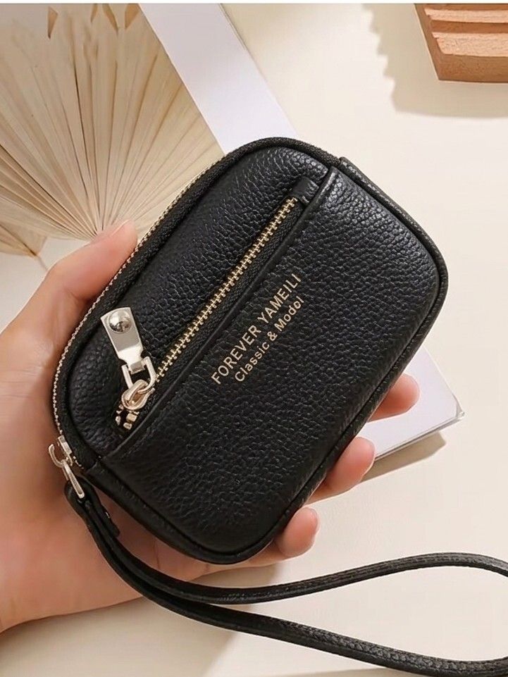 hotgown Women Trendy Black Genuine Leather RFID Wrist Wallet-picture-38