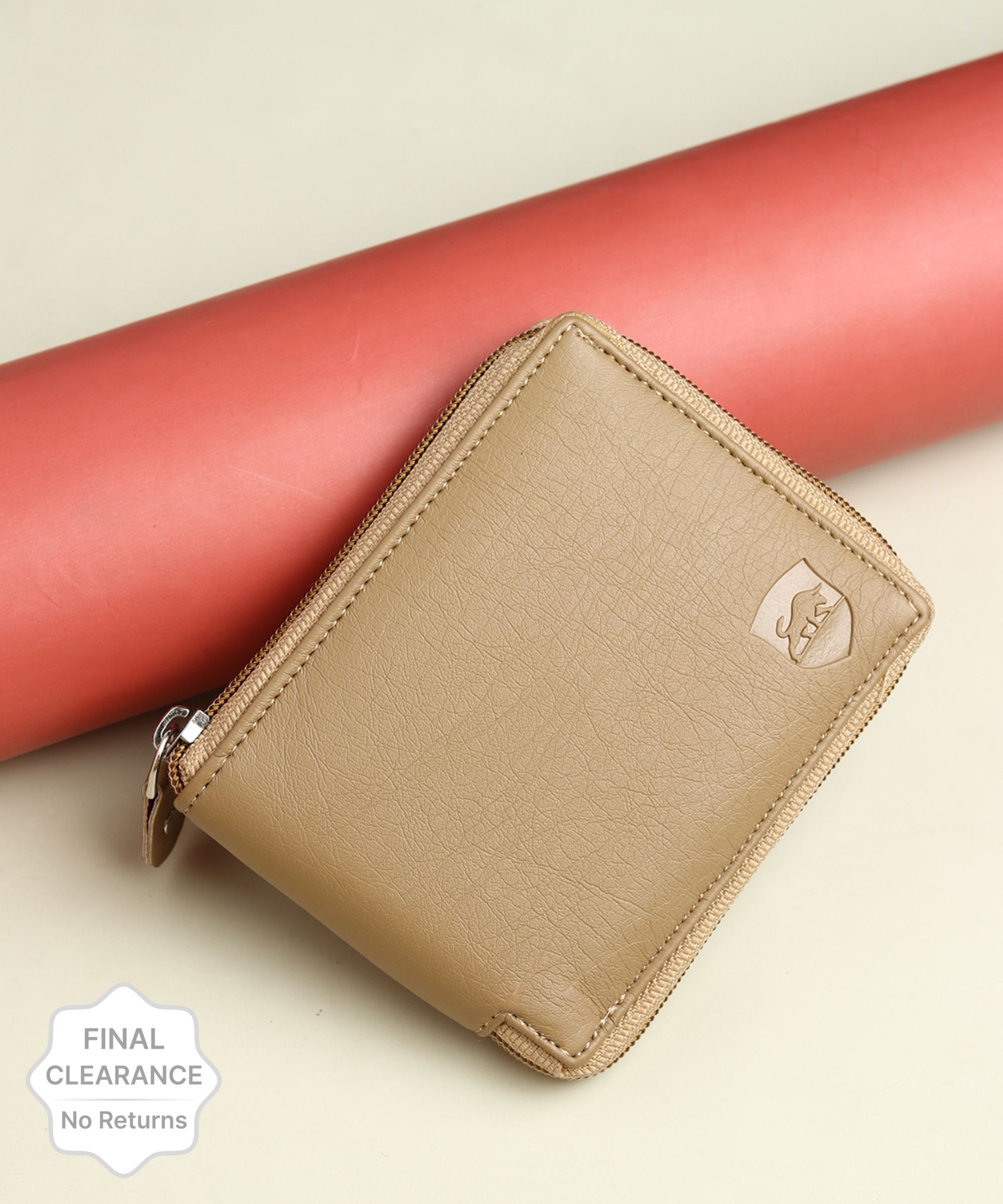 Men Casual, Ethnic, Evening/Party, Formal, Travel, Trendy Beige Artificial Leather Wallet-image-22