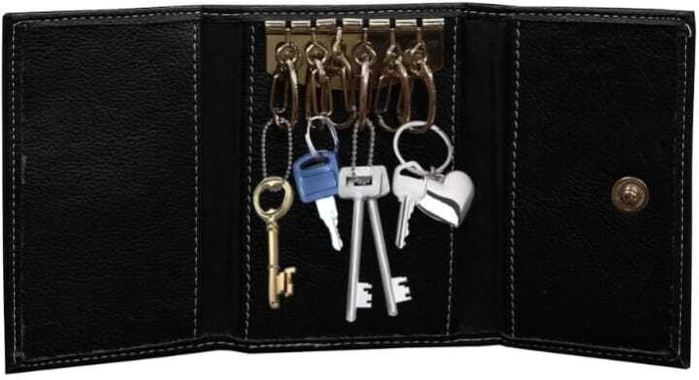 moonex fashion Men & Women Travel Black Artificial Leather Card Holder-picture-15