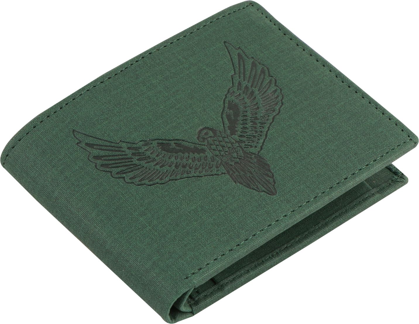 Men Casual Green Artificial Leather Wallet-image-3