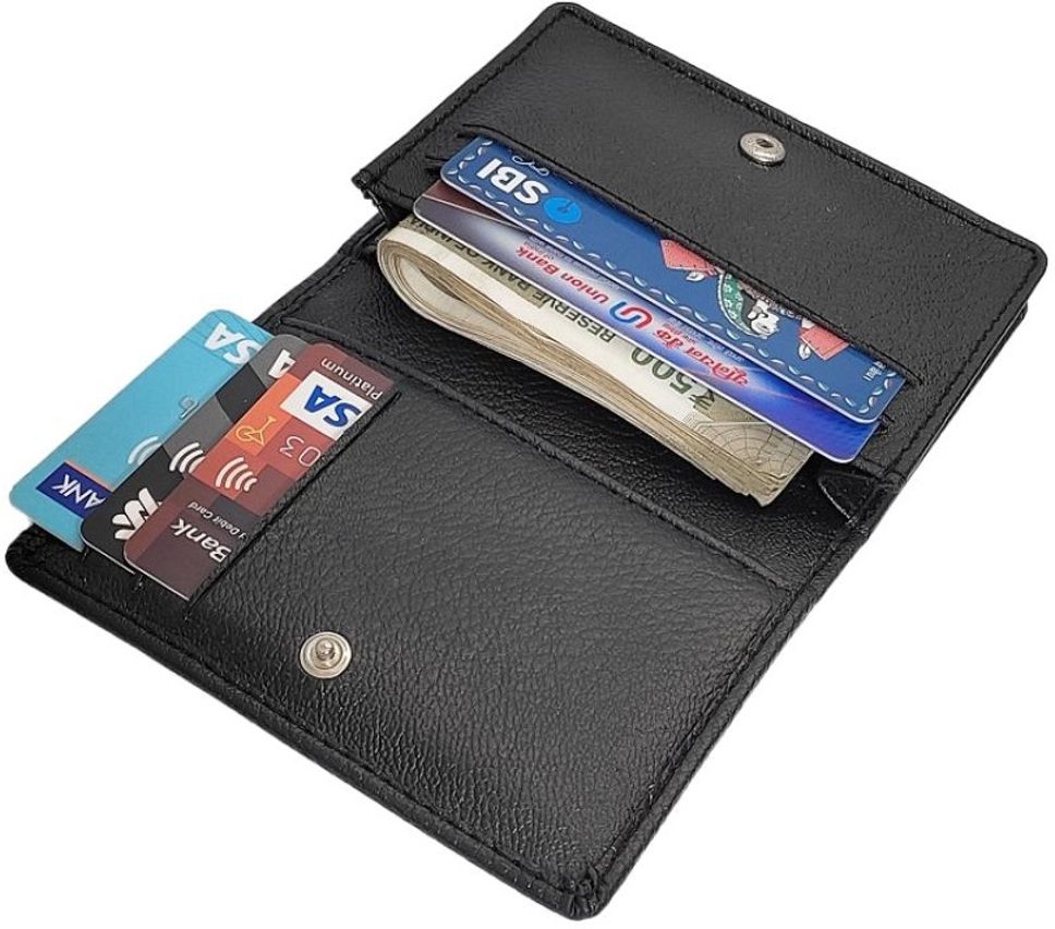 Men Black Artificial Leather Card Holder-image-43