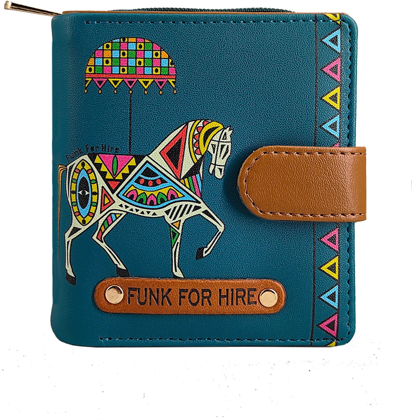 Women Evening/Party, Casual, Evening/Party, Trendy Green Artificial Leather Wallet - Regular Size