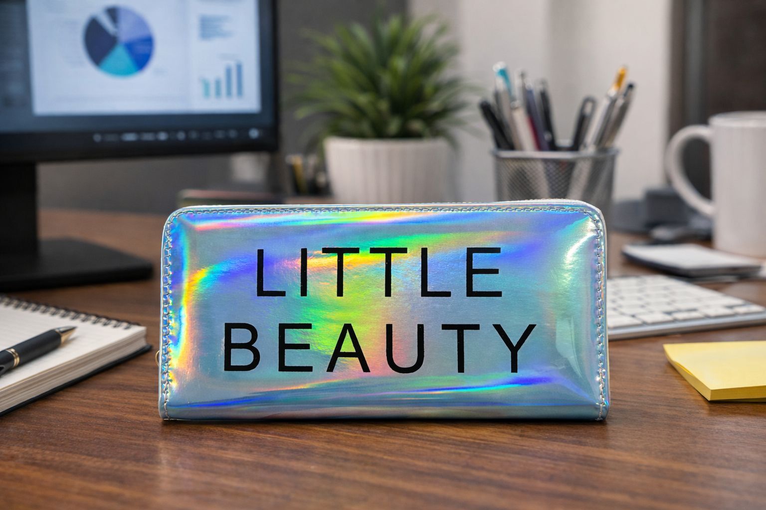 Women Evening/Party Blue Artificial Leather RFID Wallet