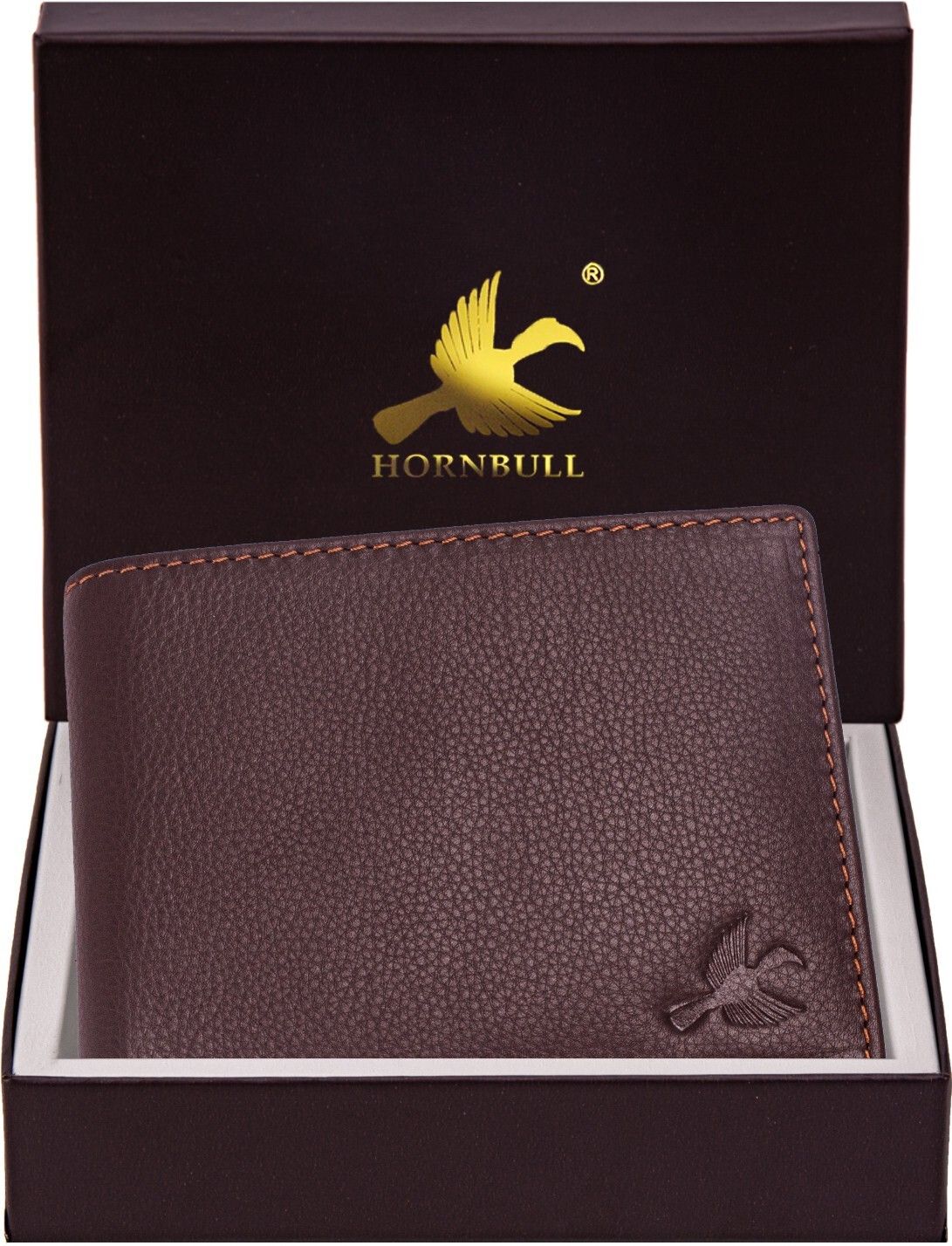 Men Casual Brown Genuine Leather RFID Wallet - Regular Size-image-34