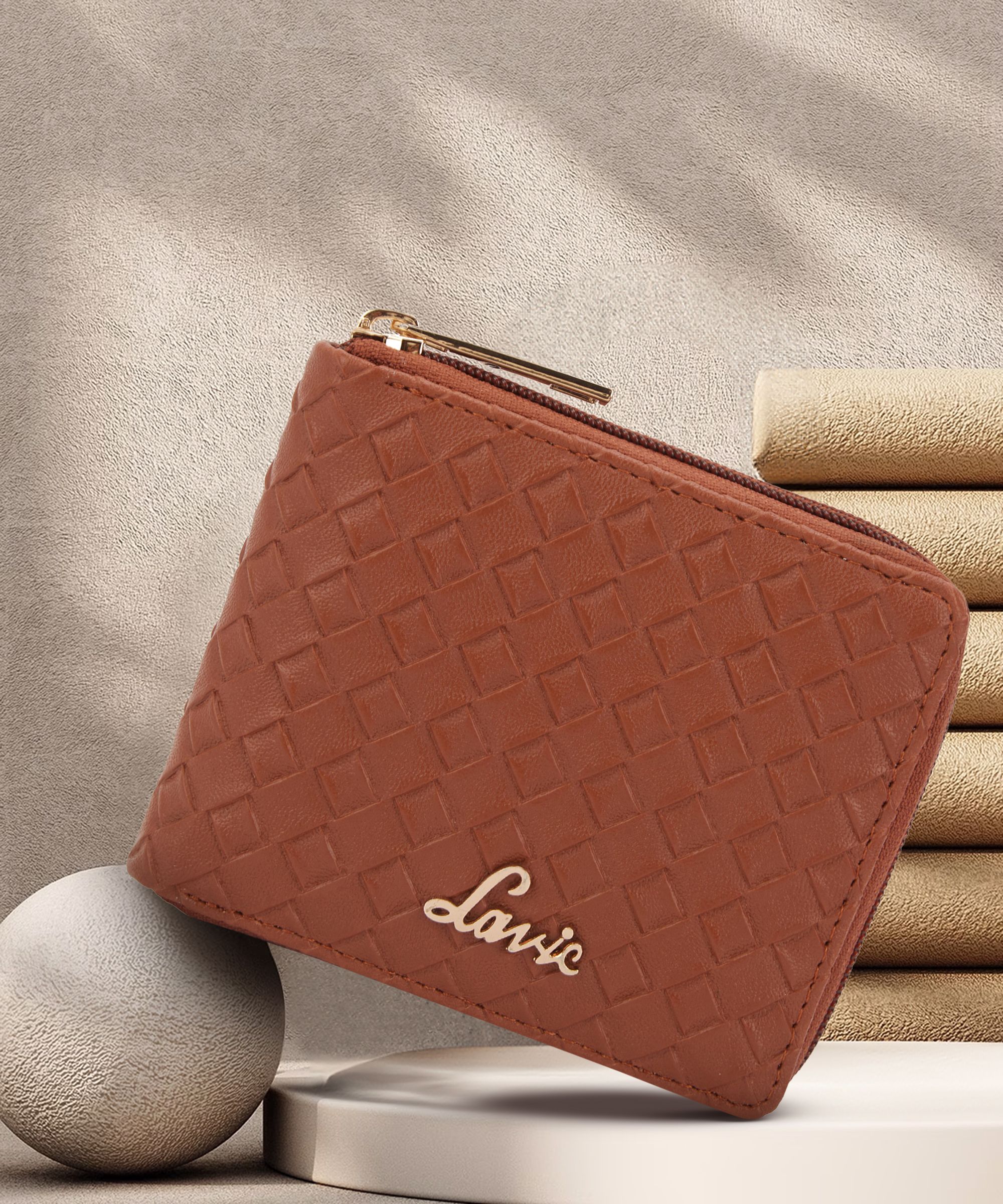 Women Casual Brown Artificial Leather Wallet - Mini-image-15