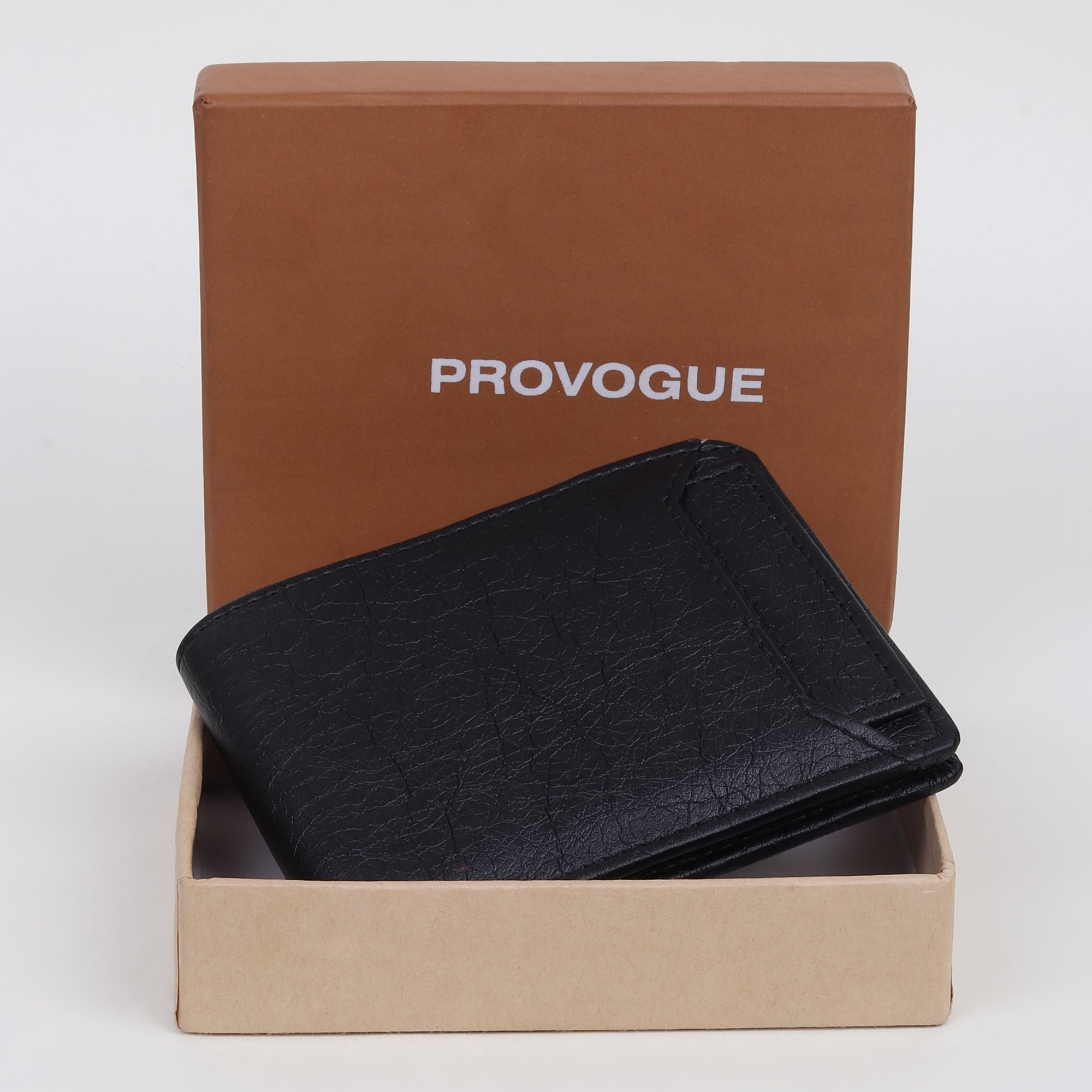 Men Casual, Formal Black Artificial Leather Wallet-image-33