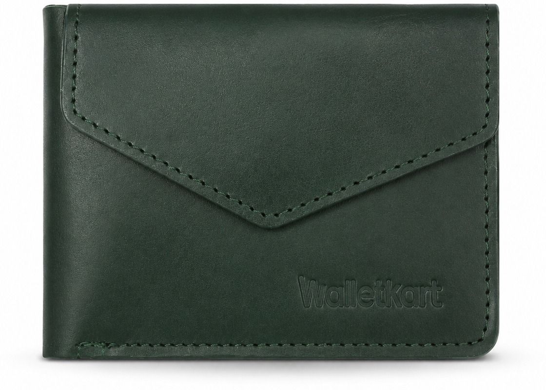 Men Green Artificial Leather Wallet-image-49