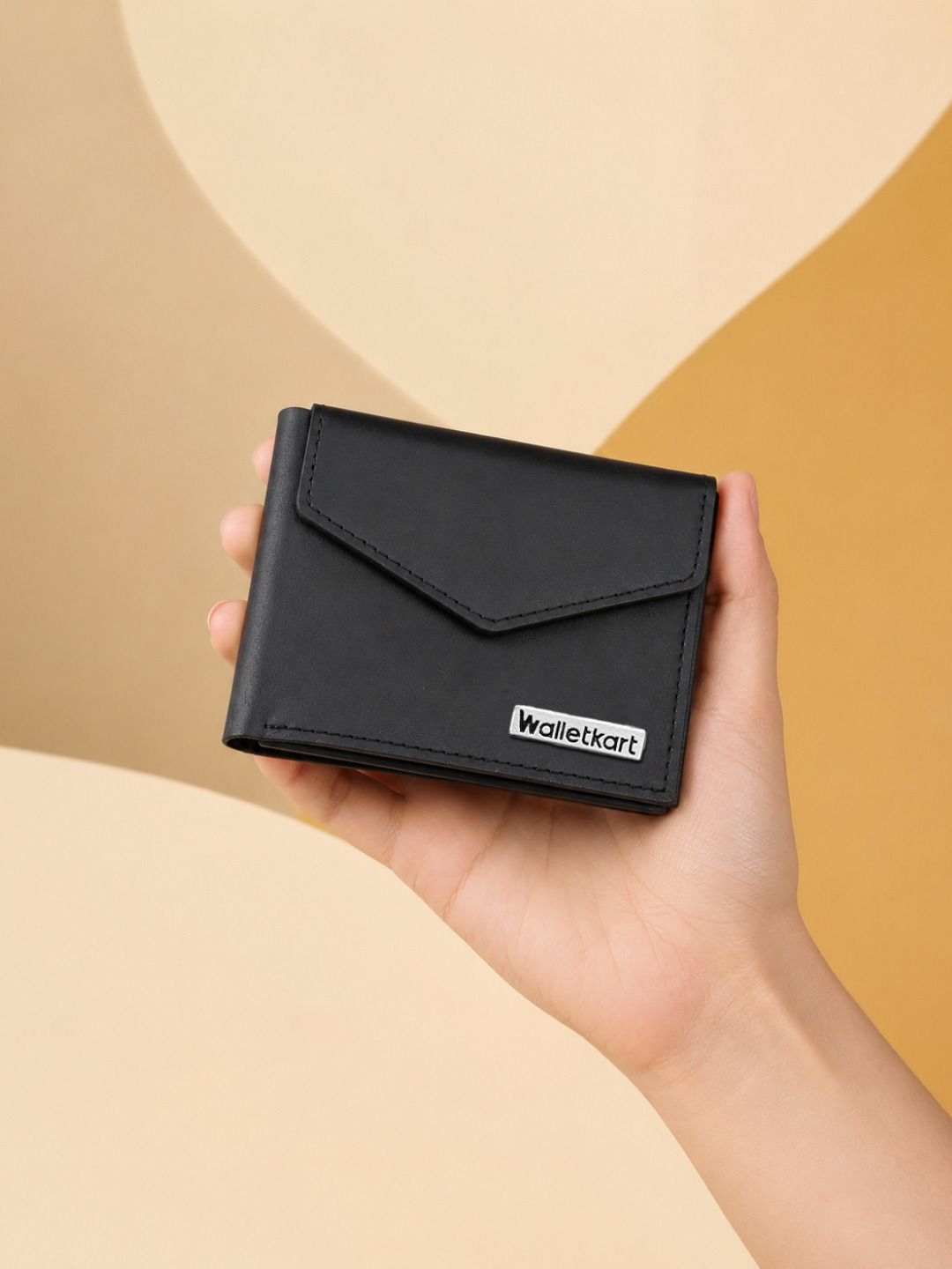 Men Black Artificial Leather Wallet-image-28