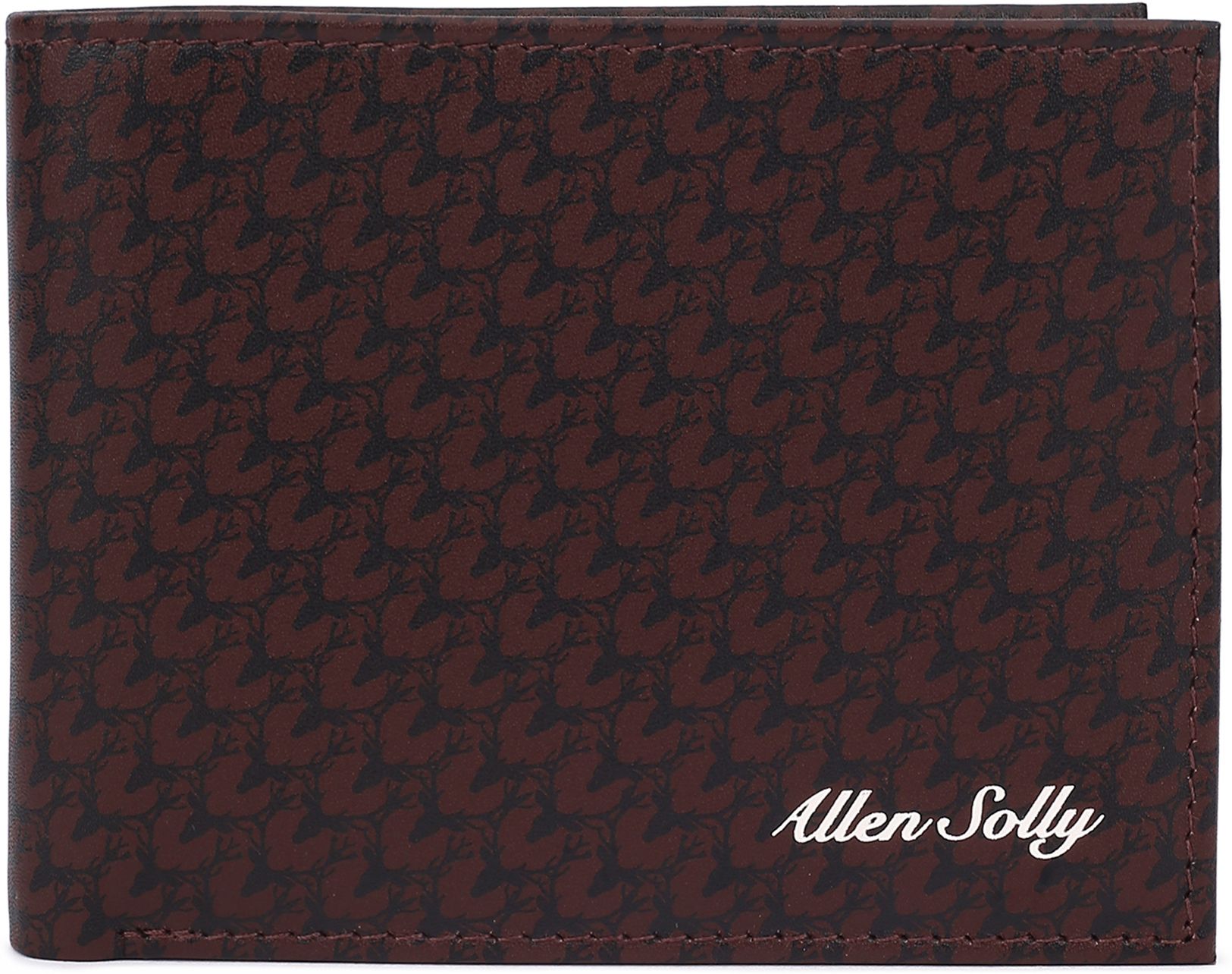 allen solly Men Casual Brown Genuine Leather Wallet-picture-16
