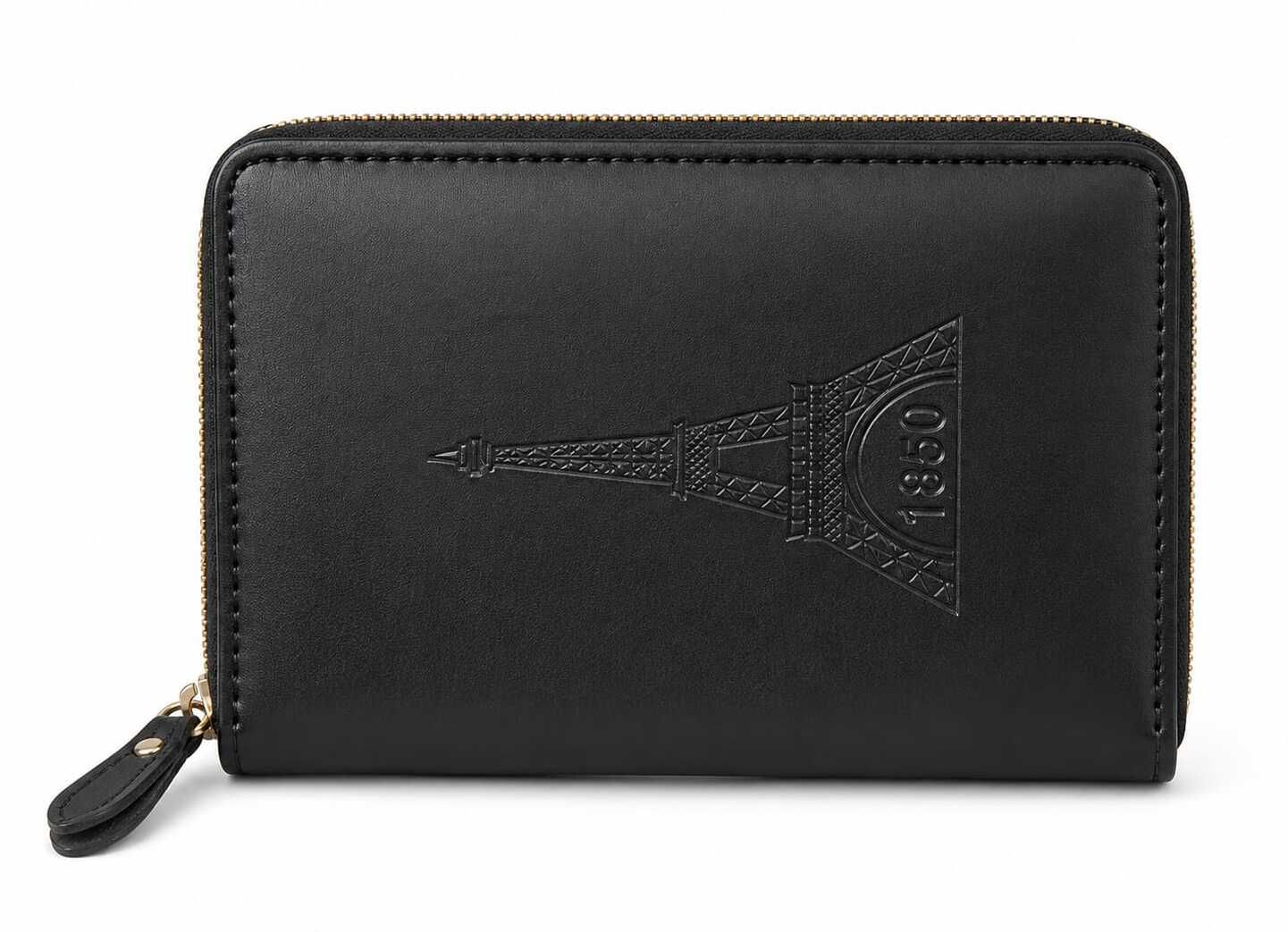zk fashion Men Casual Black Genuine Leather Card Holder-picture-0