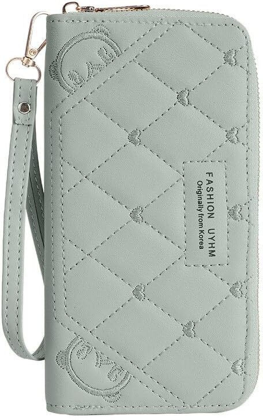 Women Green Genuine Leather Wallet-image-28