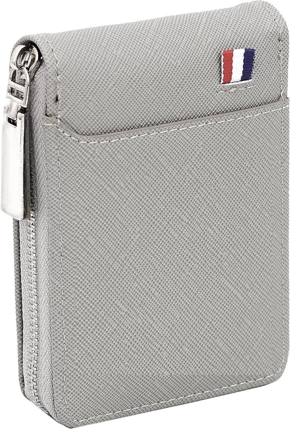 jihaan Women Casual Grey Genuine Leather Card Holder-picture-15