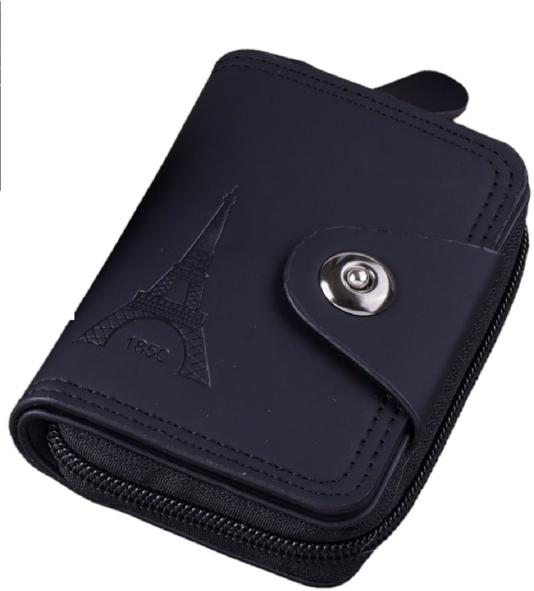 watchstar Men & Women Casual, Formal Black Genuine Leather RFID Wallet-picture-20