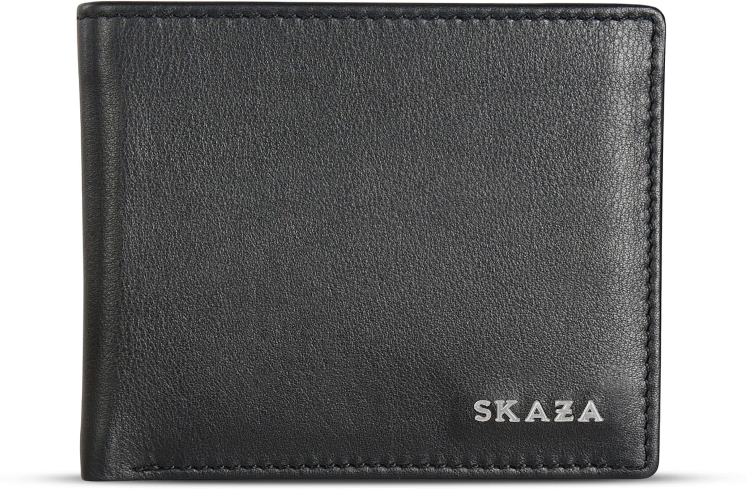 Men Casual Black Genuine Leather RFID Wallet-image-15