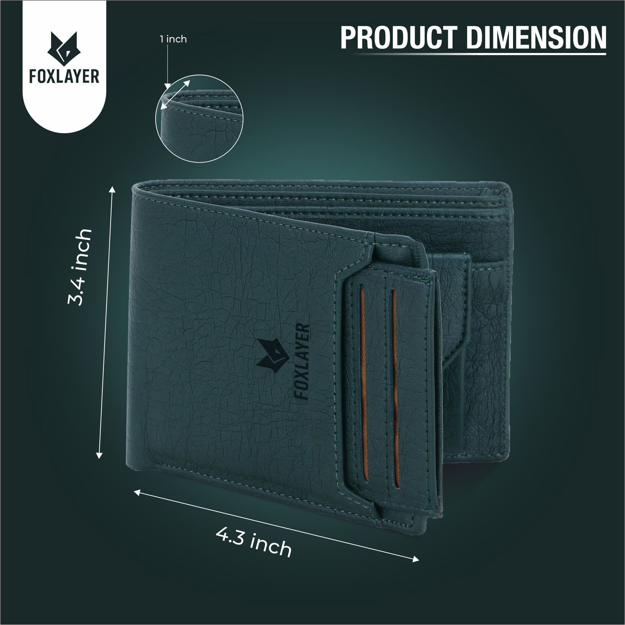 Men Casual, Ethnic, Evening/Party, Trendy, Formal Green Artificial Leather Wallet-image-24