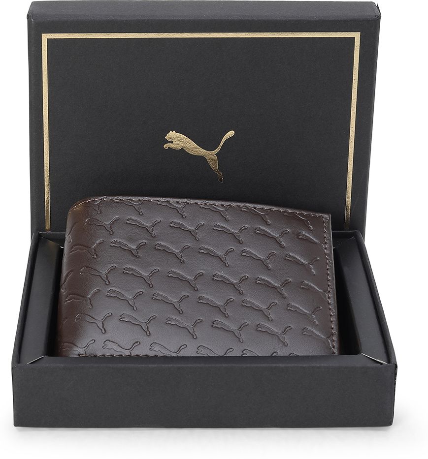 Men Brown Genuine Leather Wallet-image-24