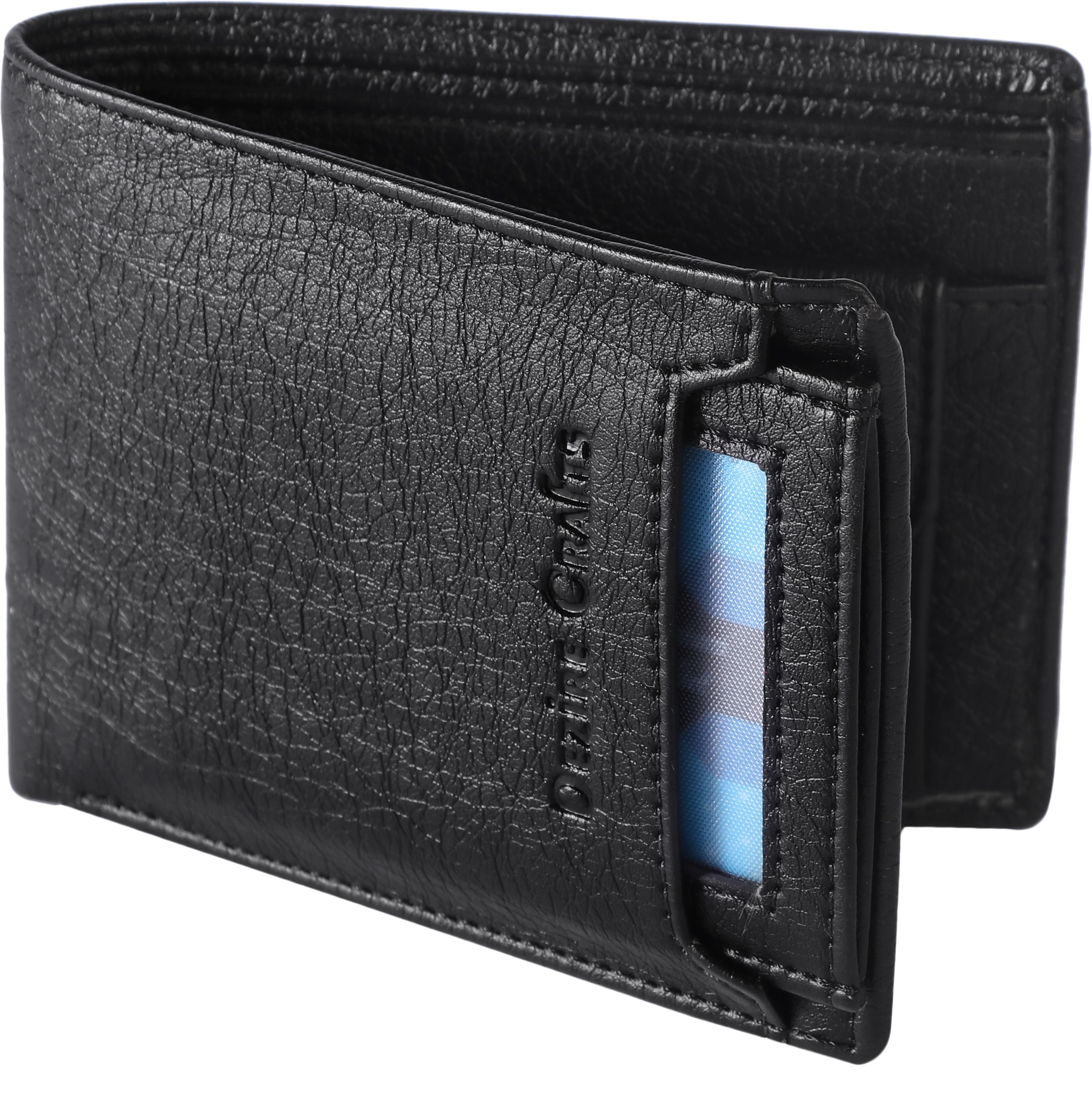 Men Casual, Ethnic, Evening/Party, Travel, Formal, Trendy Black Artificial Leather Wallet - Regular Size