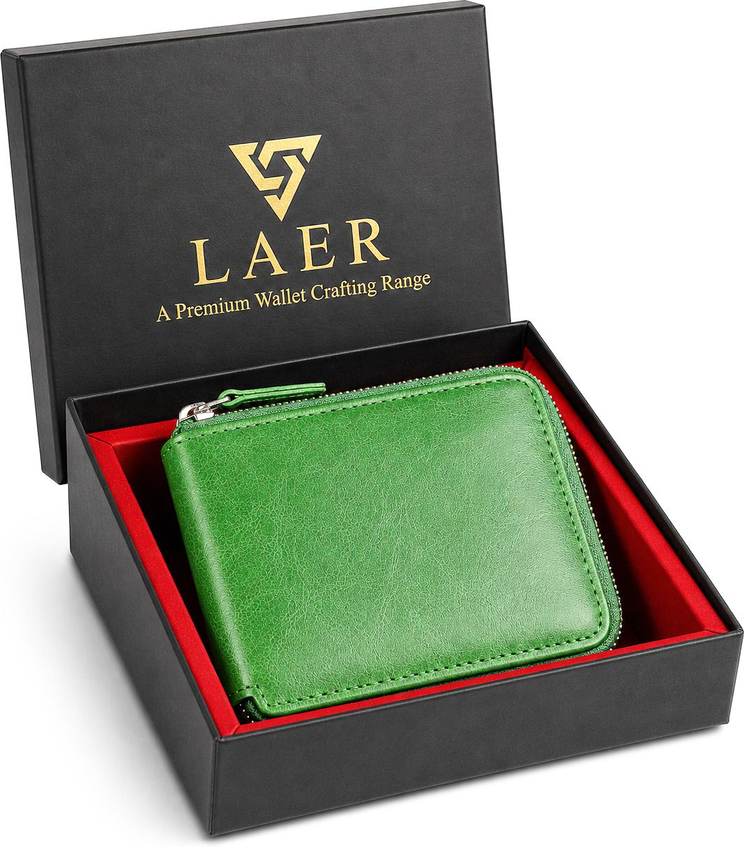 laer Men & Women Casual, Formal, Evening/Party, Travel, Trendy Black Genuine Leather RFID Wallet-picture-17