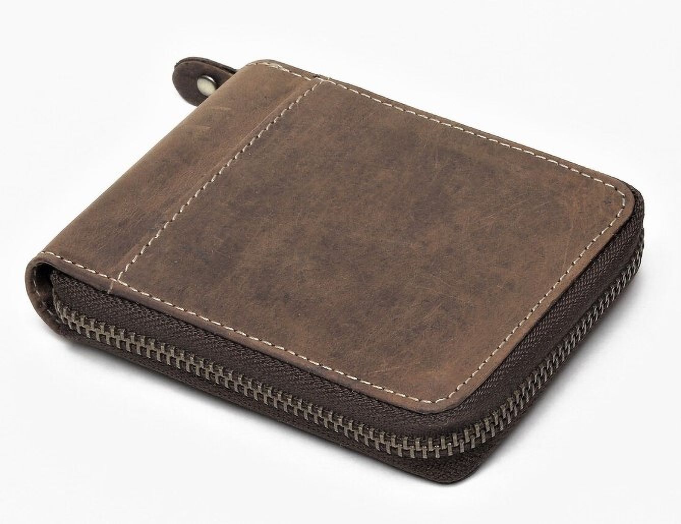 g & h Men Trendy, Travel Brown Genuine Leather RFID Wallet-picture-36
