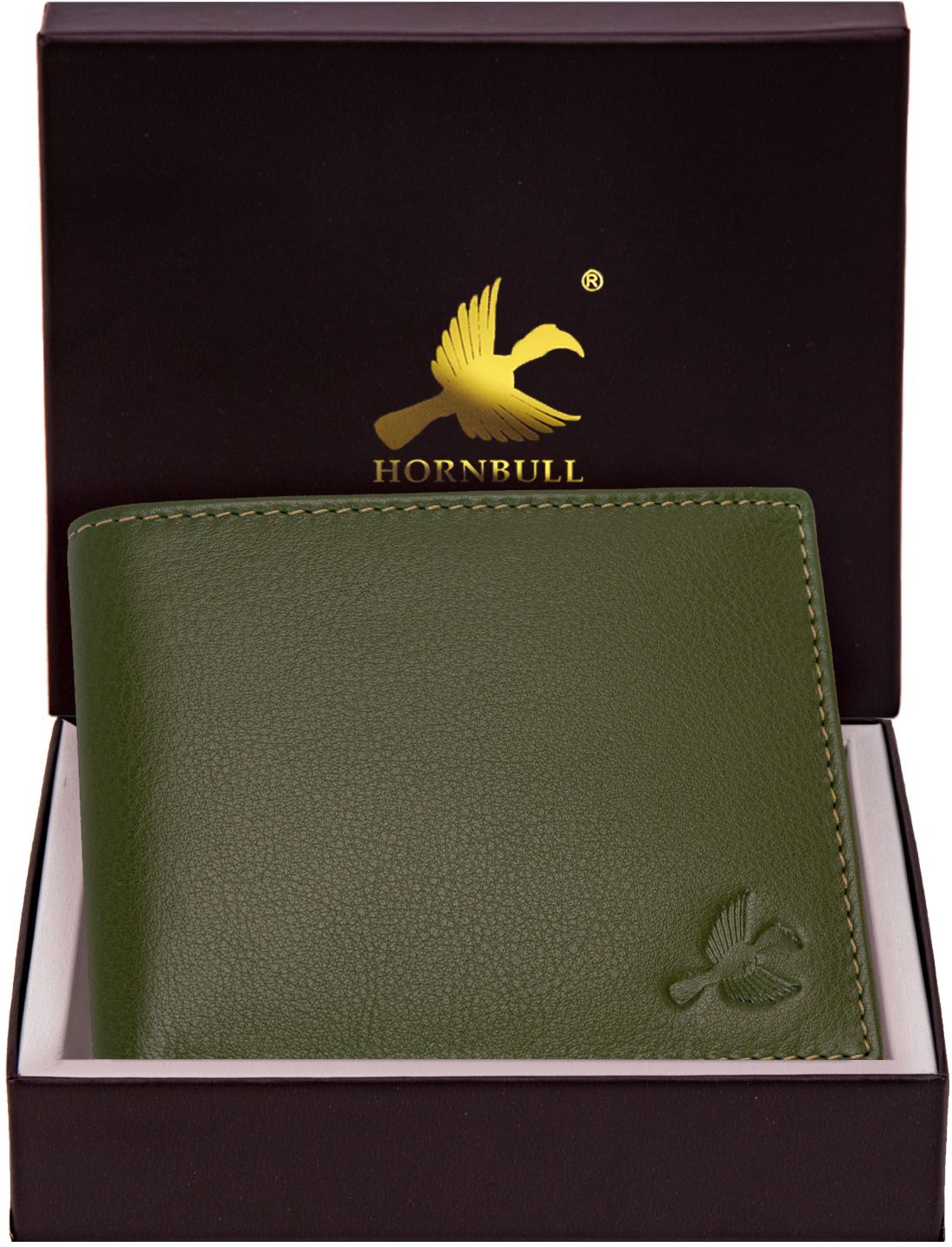 hornbull Men Casual Green Genuine Leather RFIDWallet - Regular Size-picture-38