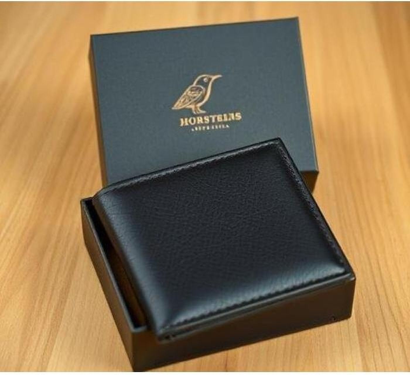 levohide Men Black Genuine Leather Wallet-picture-3