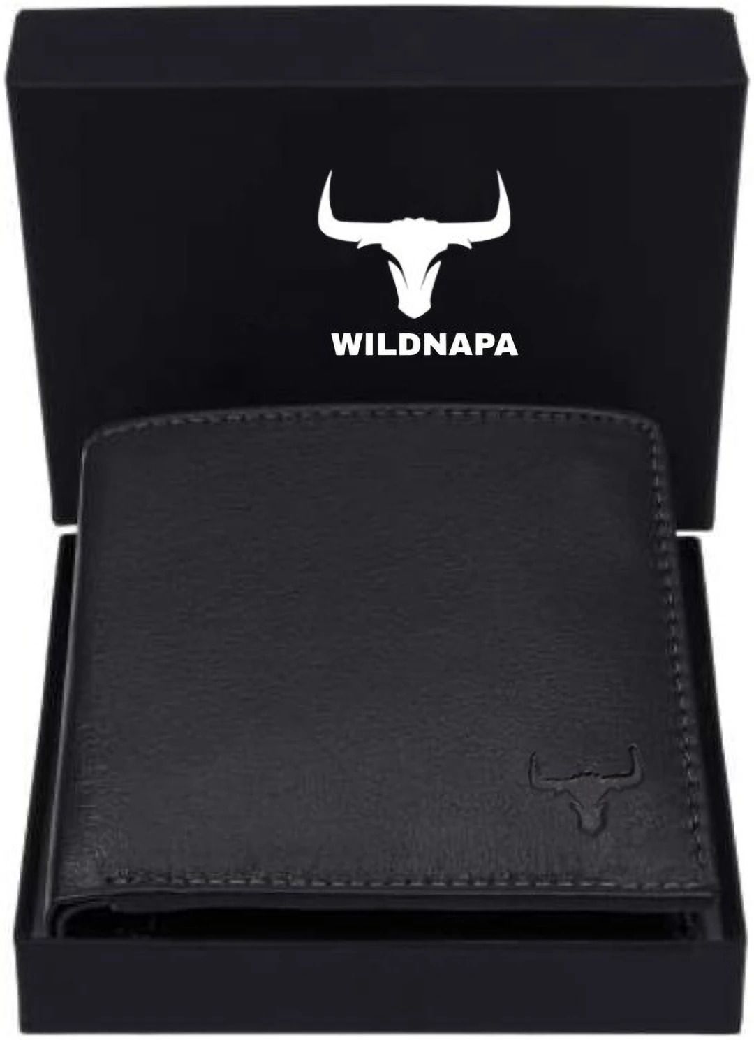 wild napa Men Black Genuine Leather RFIDWallet-picture-17
