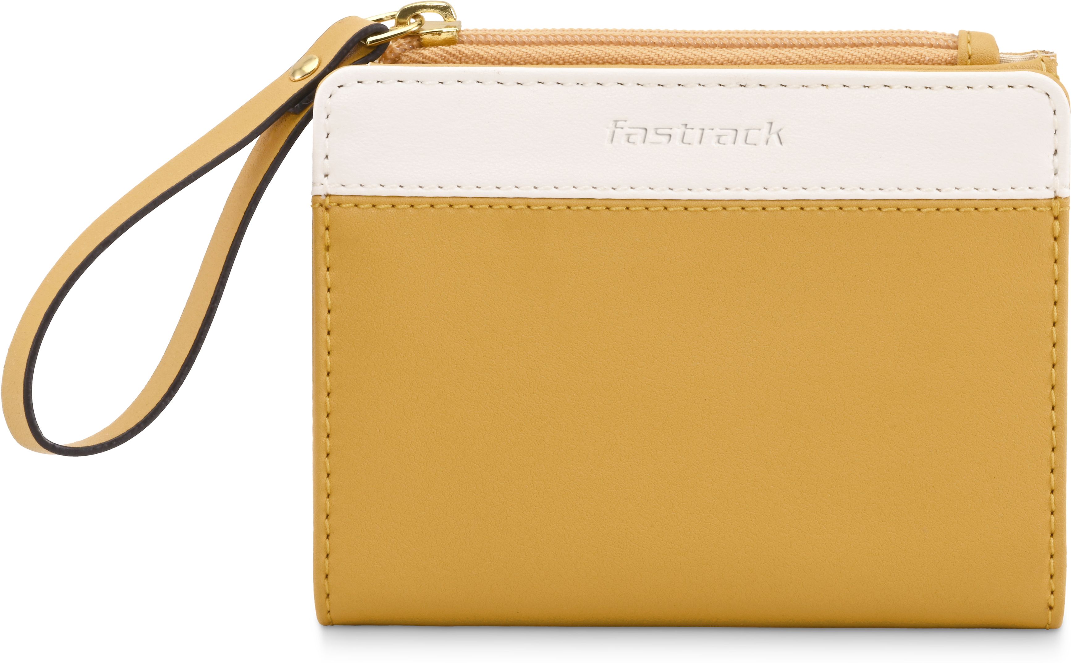 Women Casual Yellow Fabric Wallet-image-13